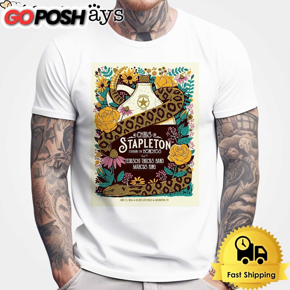 Chris Stapleton’s All-American Road Show concert 2024 In Arlington On June 15 Unisex T-Shirt