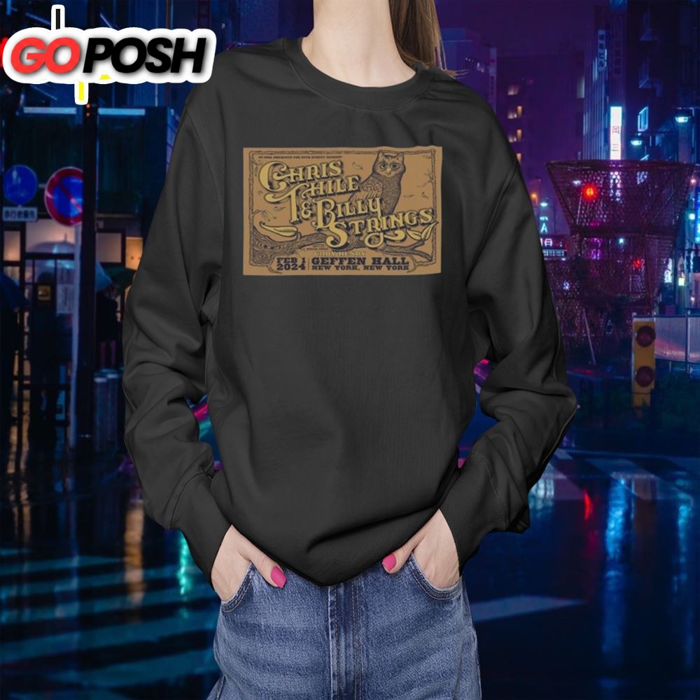 Chris Thile And Billy Strings February 1, 2025 Geffen Hall New York, Ny T-Shirt