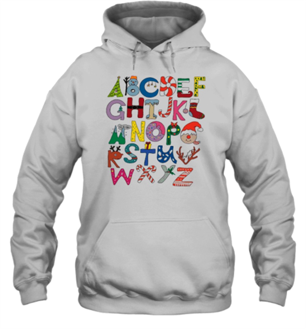 Christmas Alphabet Teacher T-Shirt
