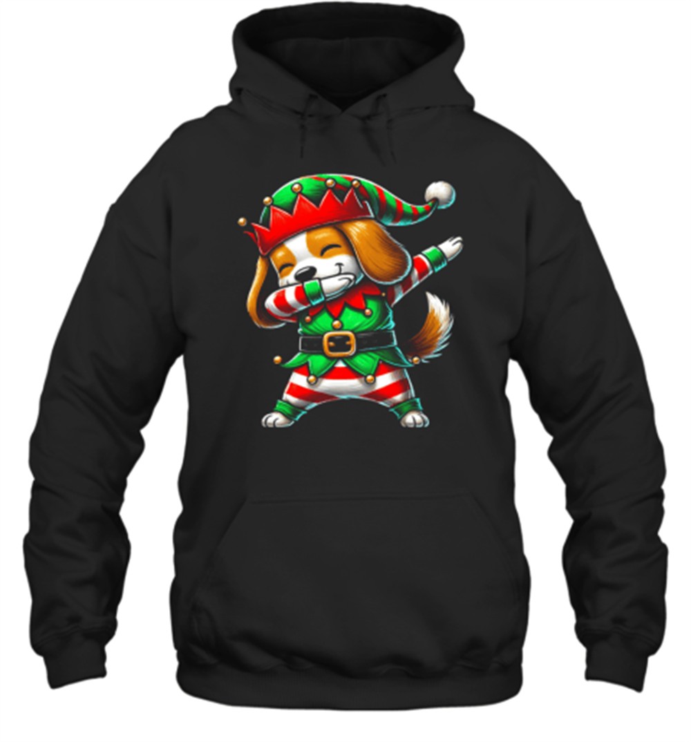 Christmas Beagle Elf Funny Beagle Lover T-Shirt