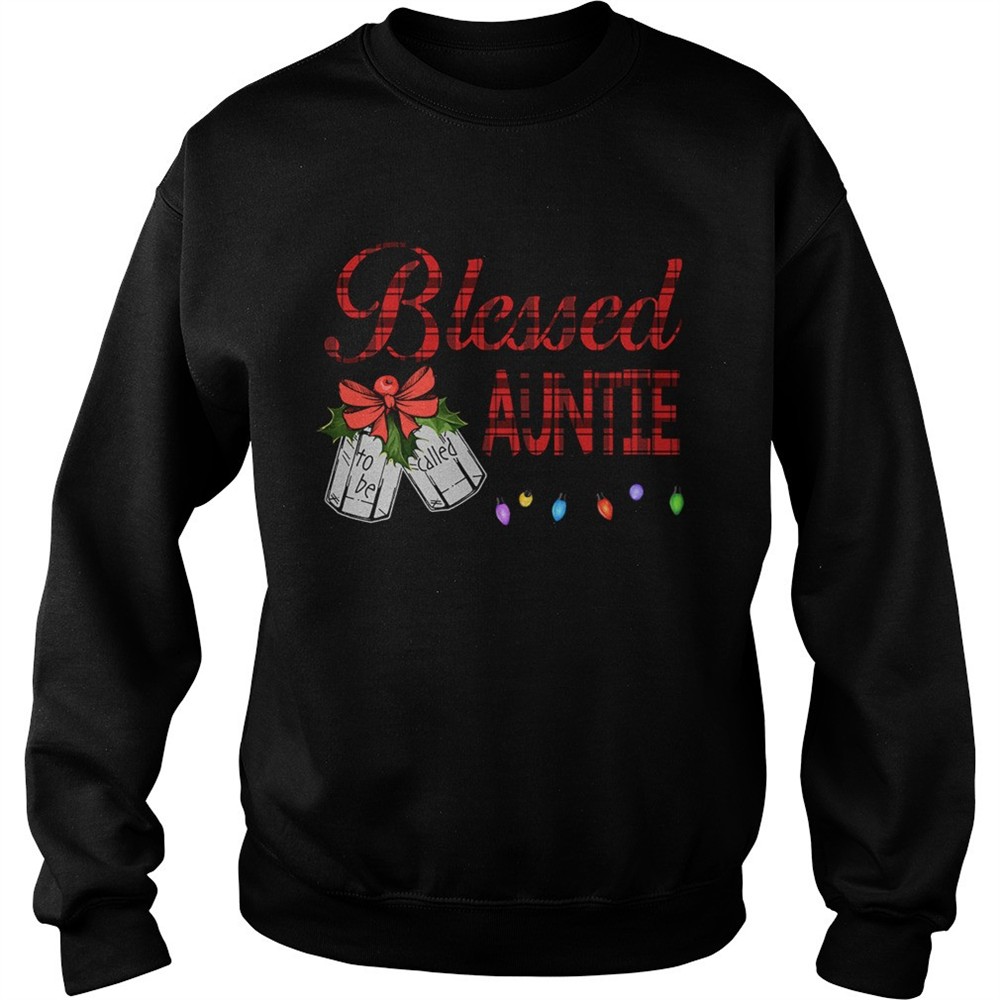 Christmas Blessed To Be Called Auntie TShirt
