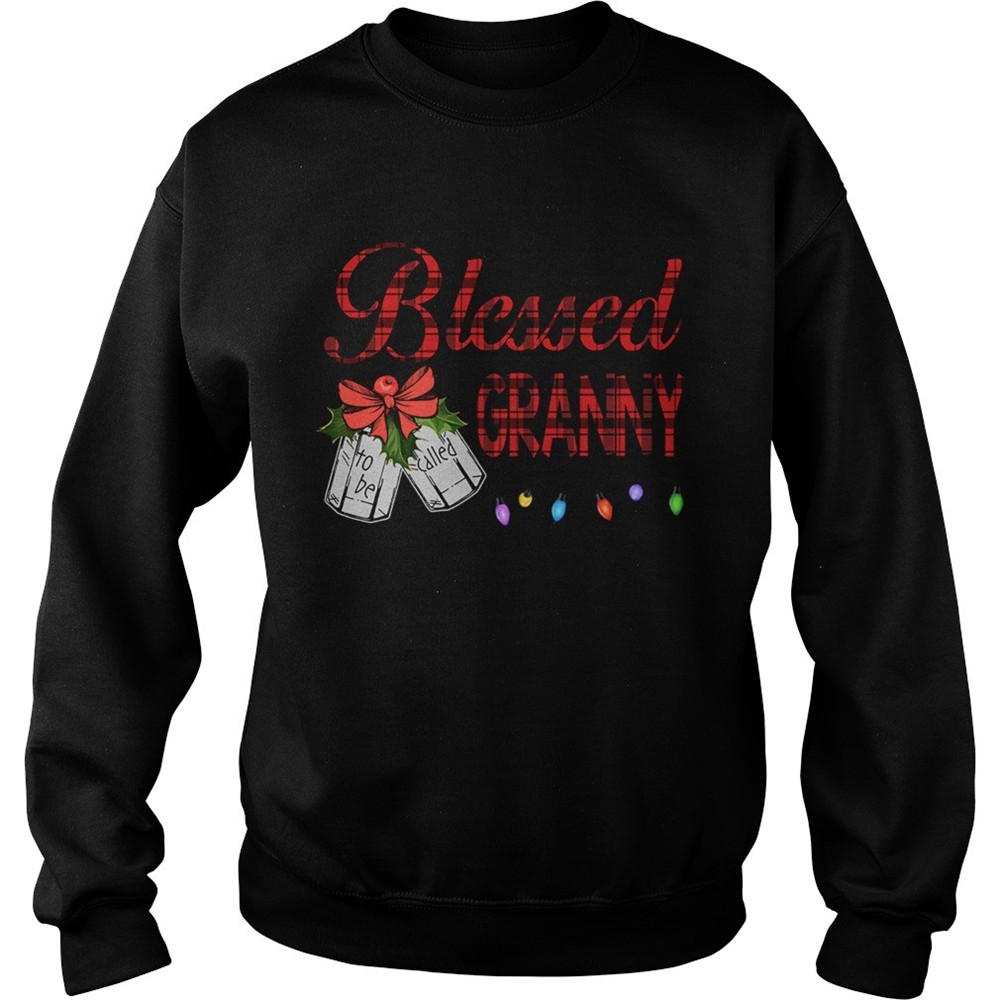 Christmas Blessed To Be Called Granny TShirt