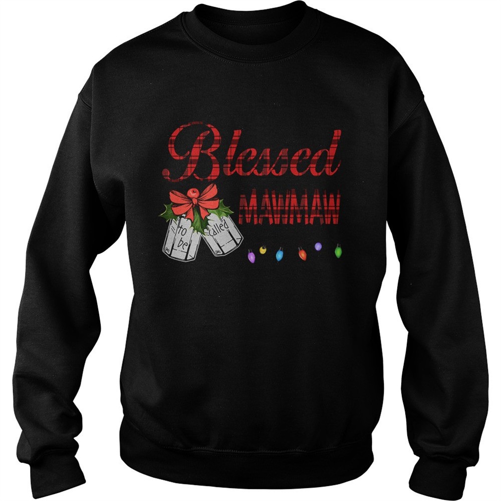 Christmas Blessed To Be Called Mawmaw TShirt