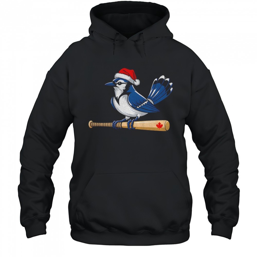 Christmas Blue Jay Mascot Holiday shirt