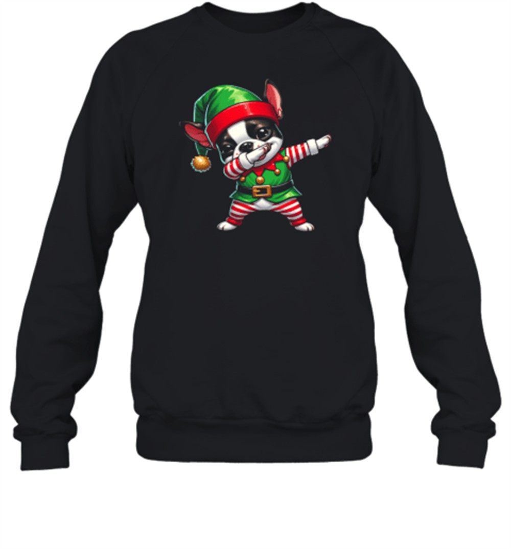 christmas-boston-terrier-elf-funny-boston-terrier-lover-t-shirt-vybdq70v Christmas Boston Terrier Elf Funny Boston Terrier Lover T-Shirt