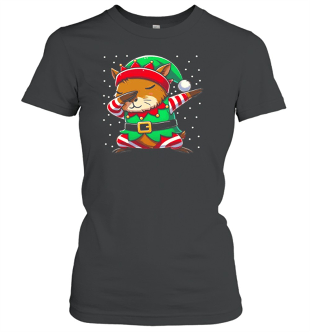 christmas-capybara-elf-funny-capybara-lover-t-shirt-23uhorim Christmas Capybara Elf Funny Capybara Lover T-Shirt