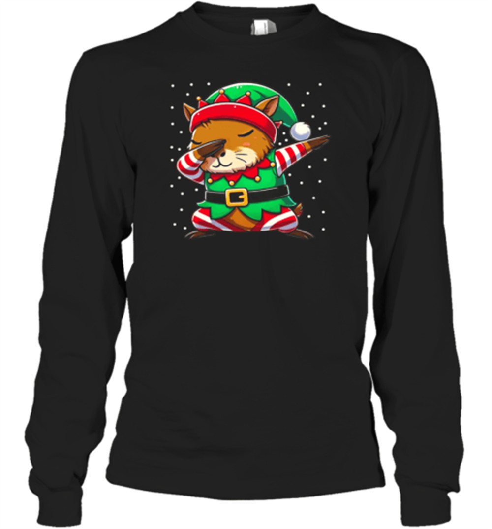 christmas-capybara-elf-funny-capybara-lover-t-shirt-23uhorim Christmas Capybara Elf Funny Capybara Lover T-Shirt