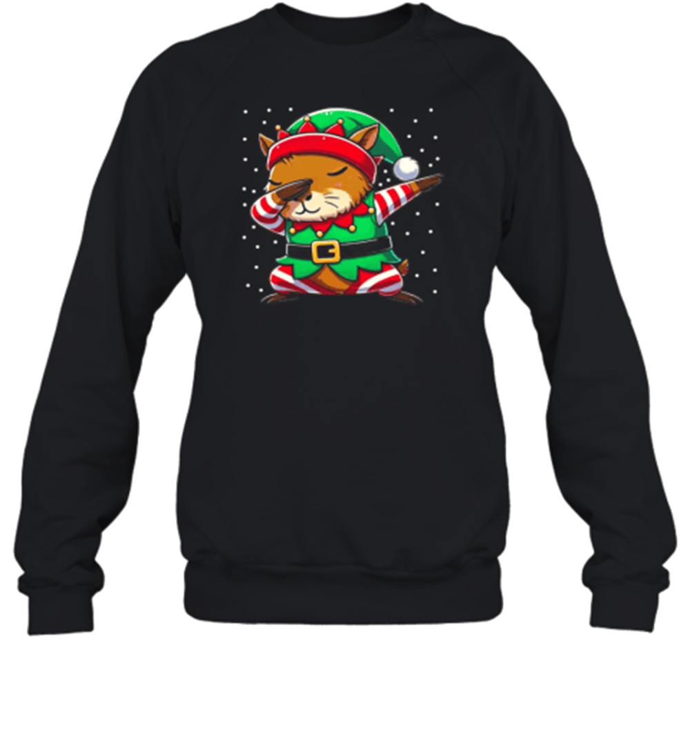 christmas-capybara-elf-funny-capybara-lover-t-shirt-23uhorim Christmas Capybara Elf Funny Capybara Lover T-Shirt