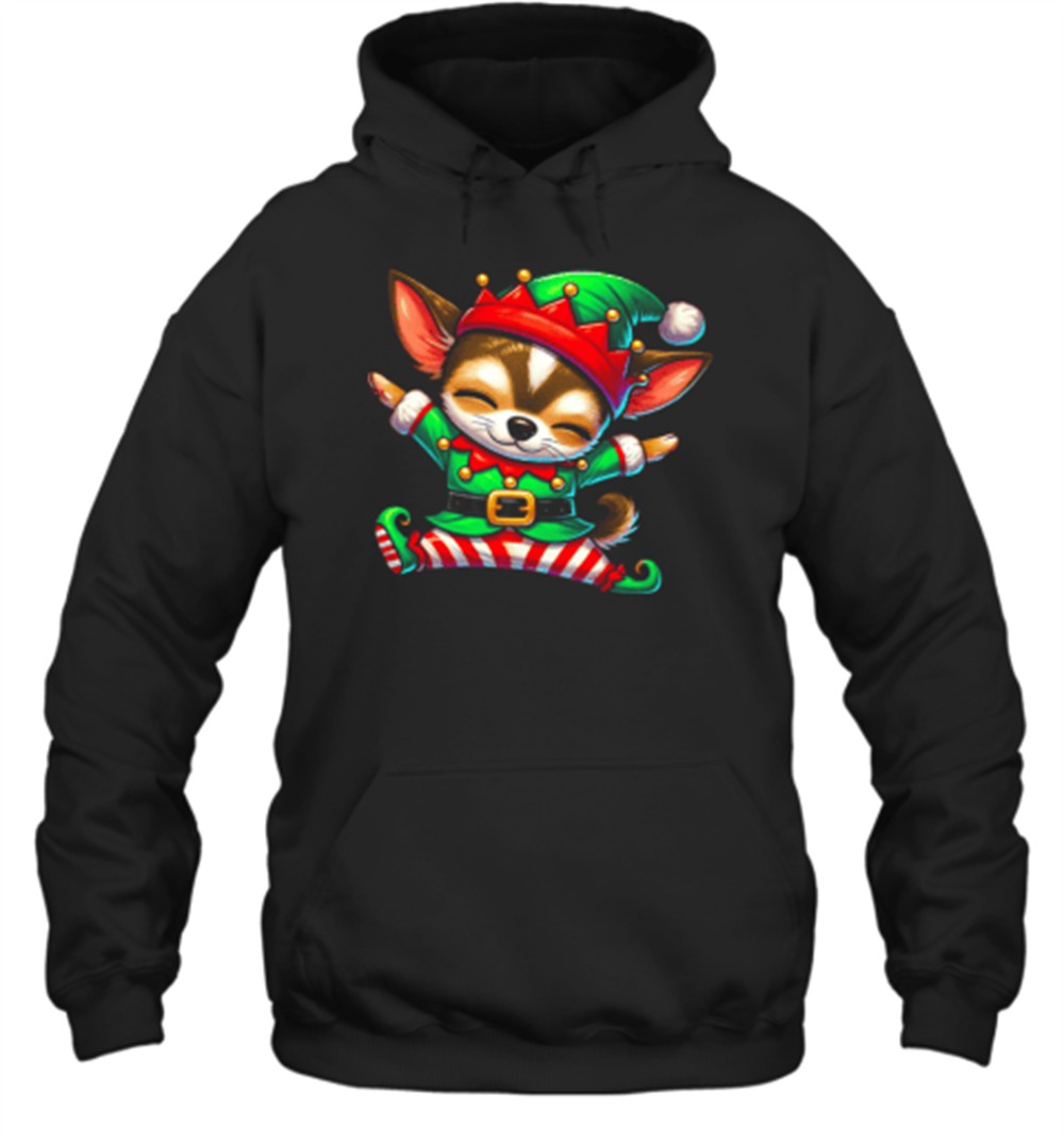 Christmas Chihuahua Elf Funny Chihuahua Lover T-Shirt