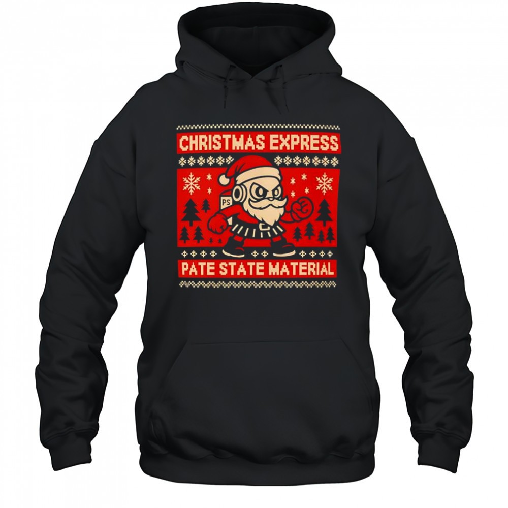 Christmas Express Pate State Material shirt