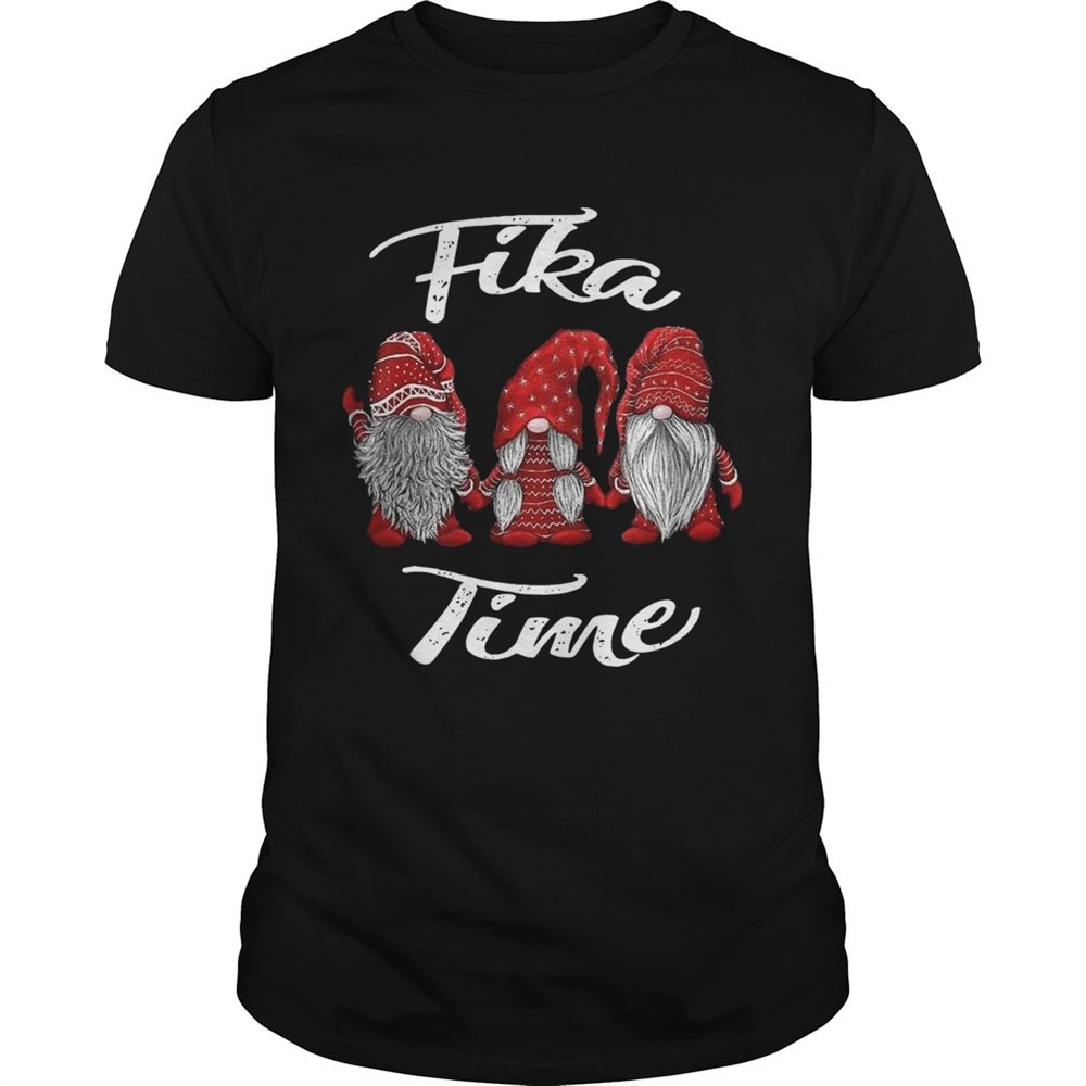 christmas-gnomes-fika-time-shirt-fk9654yv Christmas Gnomes Fika Time shirt