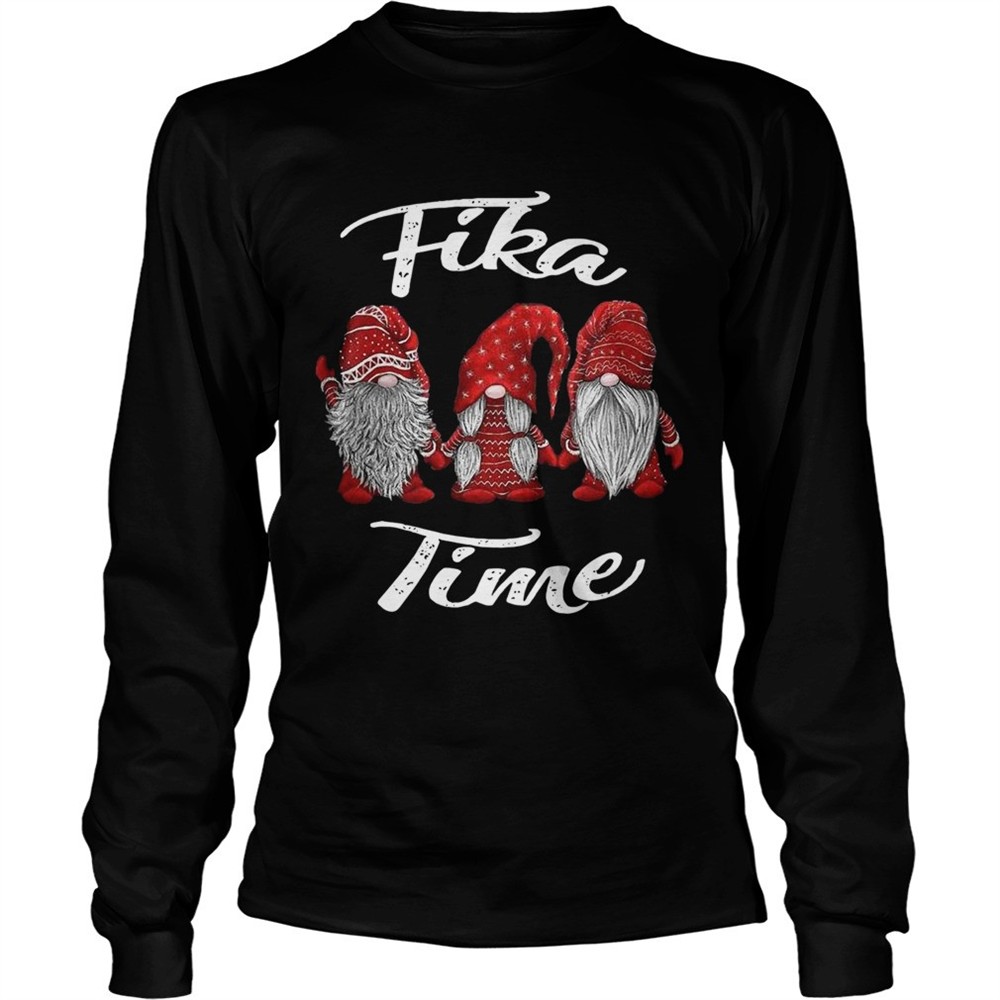 christmas-gnomes-fika-time-shirt-fk9654yv Christmas Gnomes Fika Time shirt