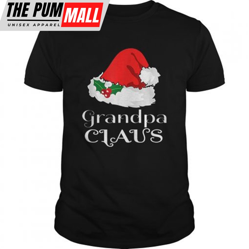 Christmas Grandpa Claus Matching Pajama Mens Santa Hat Xmas shirt