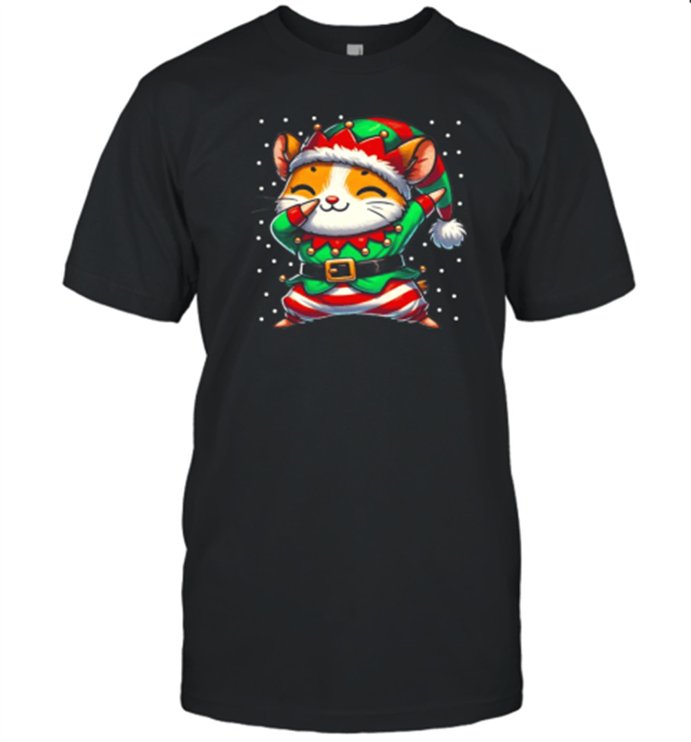 christmas-hamster-elf-funny-hamster-lover-t-shirt-03oie58l Christmas Hamster Elf Funny Hamster Lover T-Shirt