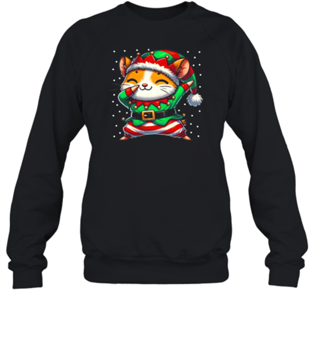 christmas-hamster-elf-funny-hamster-lover-t-shirt-03oie58l Christmas Hamster Elf Funny Hamster Lover T-Shirt