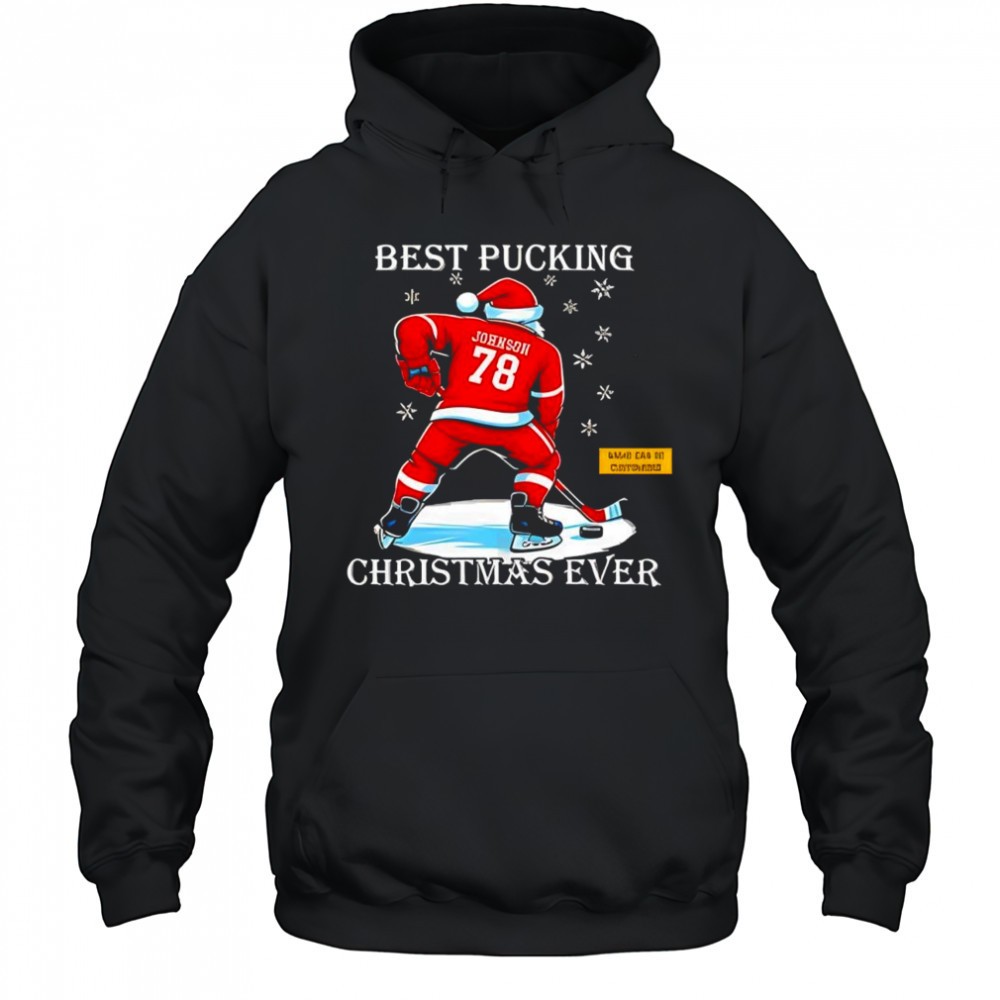 Christmas Hockey Best Pucking Christmas Ever Shirt