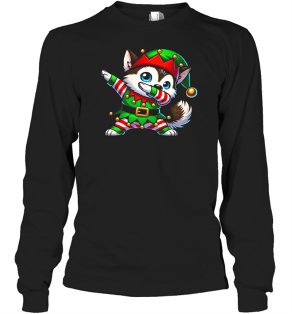 christmas-husky-elf-funny-husky-lover-t-shirt-zoaqa06g Christmas Husky Elf Funny Husky Lover T-Shirt