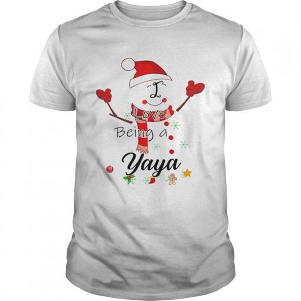 christmas-i-love-being-a-yaya-snowman-tshirt-iezw4ozv Christmas I Love Being A Yaya Snowman TShirt