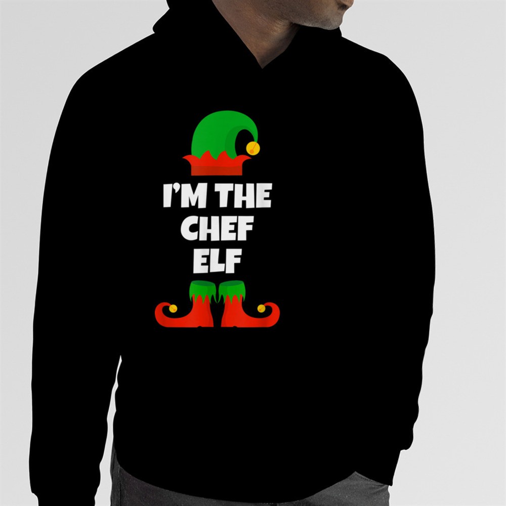 Christmas Im The Chef Elf Funny Matching Xmas Pajama T-Shirt B0BNPLL6KD