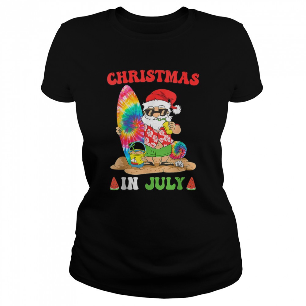 christmas-in-july-santa-tie-dye-summer-surf-surfing-surfer-t-shirt-ljw8tj67 Christmas In July Santa Tie Dye Summer Surf Surfing Surfer T-Shirt
