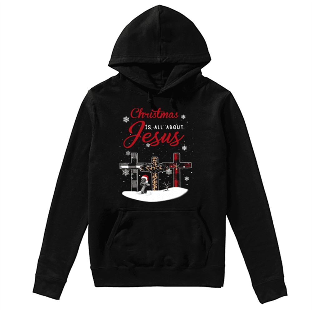 Christmas is all about Jesus Groot cross shirt