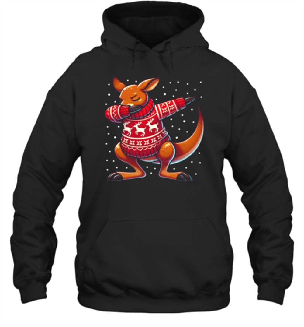 Christmas Kangaroo Lover Funny Kangaroo Ugly Christmas T-Shirt