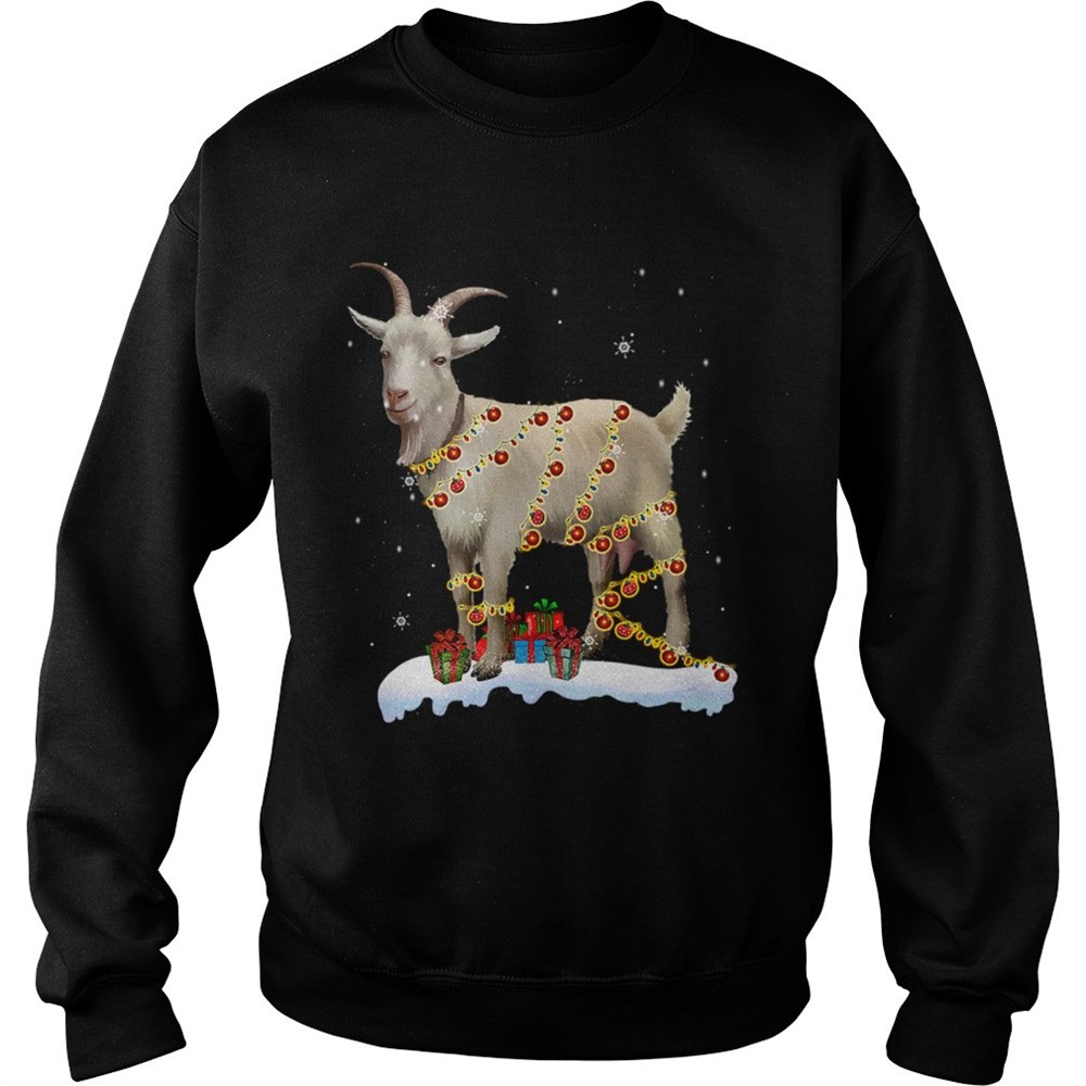 Christmas Lights Goat shirt