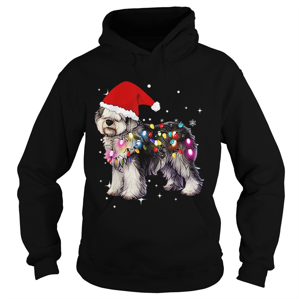 christmas-lights-olde-english-sheepdog-shirt-twcuejax Christmas Lights Olde English SheepDog shirt