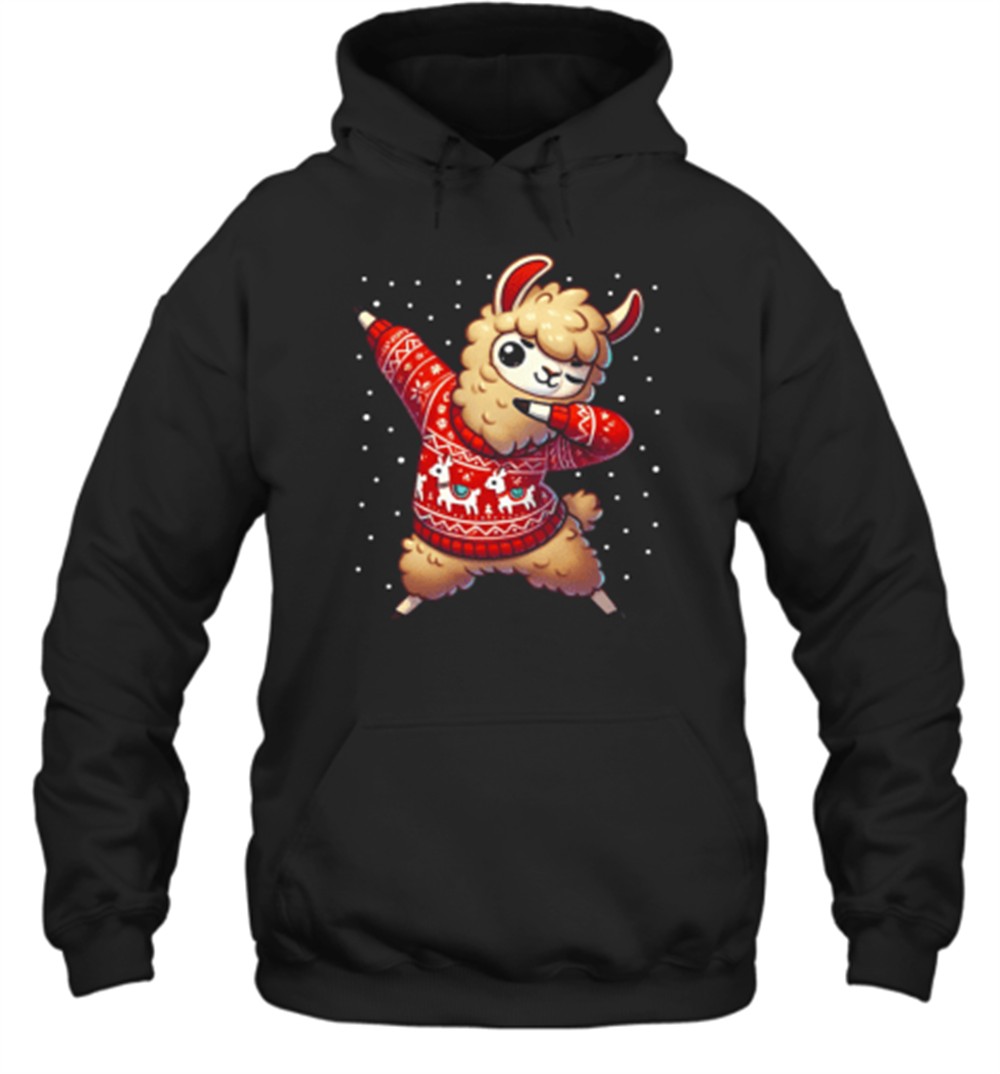 Christmas Llama Lover Alpaca Funny Llama Ugly Christmas T-Shirt