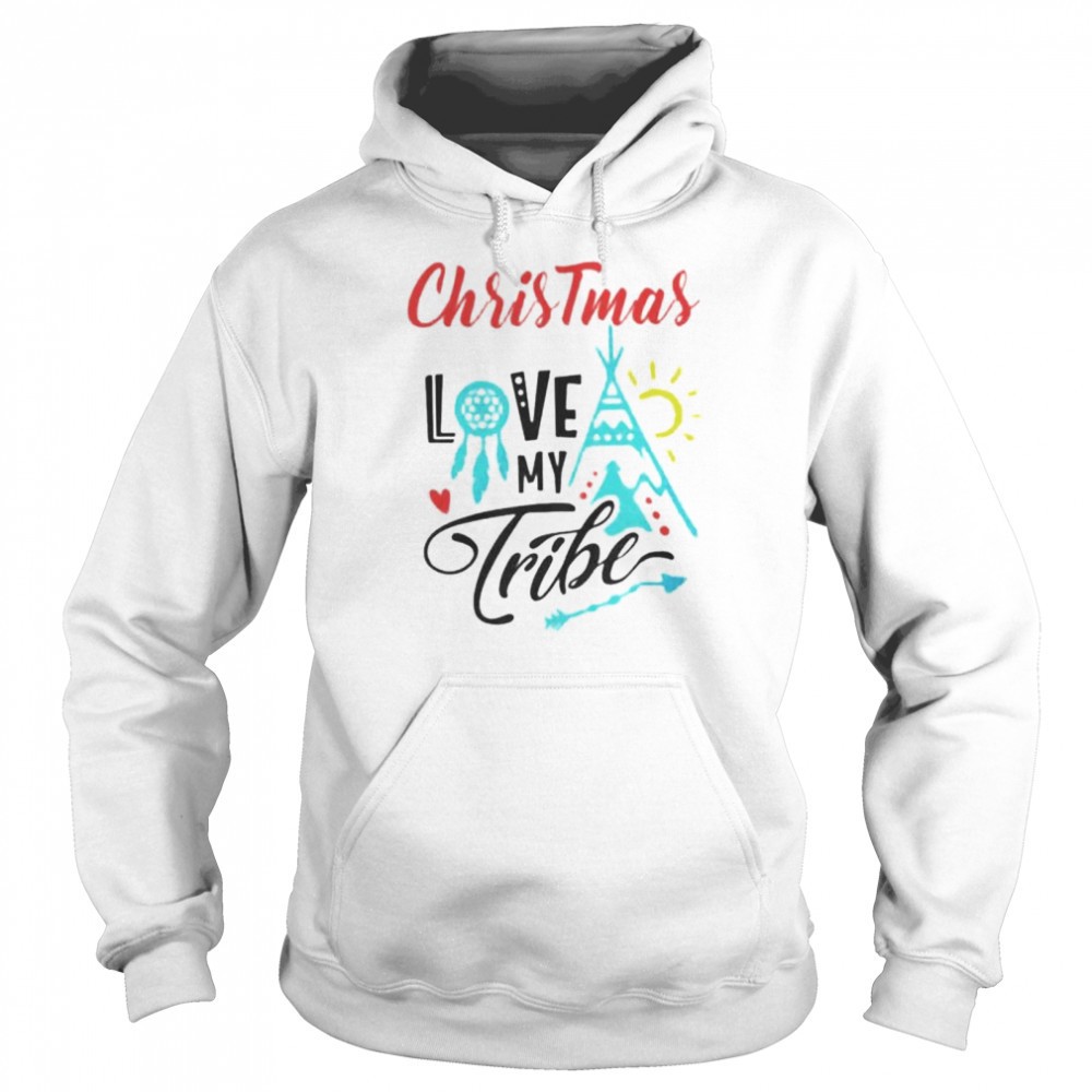 Christmas love my tribe shirt