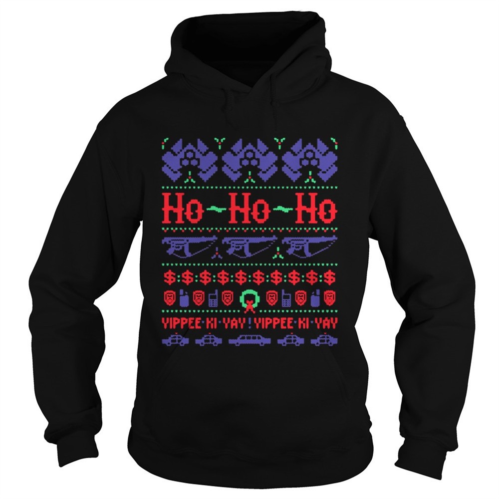 Christmas McClane Ho ho Ho Yippee Ki Yay Yippee Ki Yay shirt