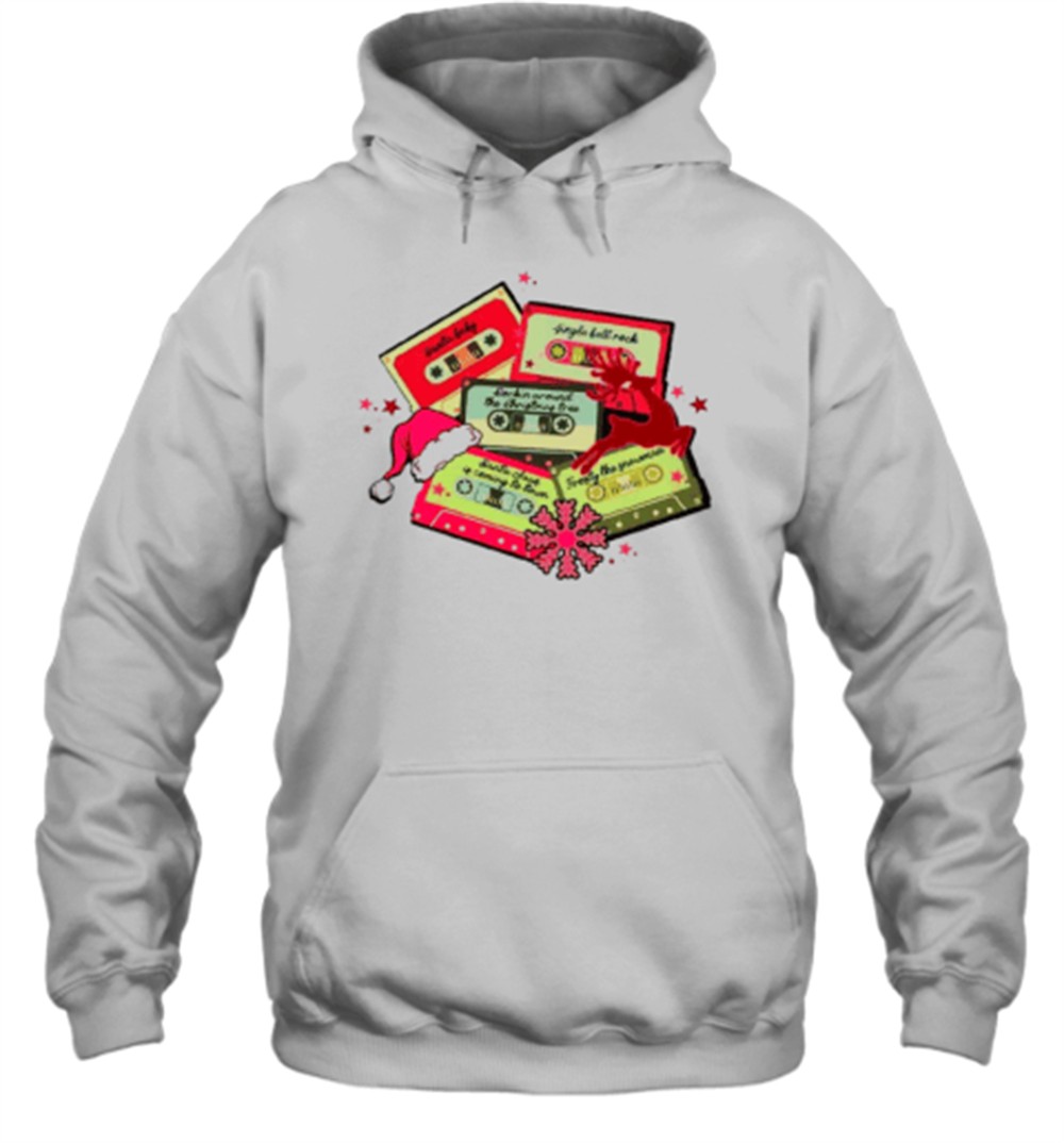 Christmas Music Cassette Tapes Teacher T-Shirt