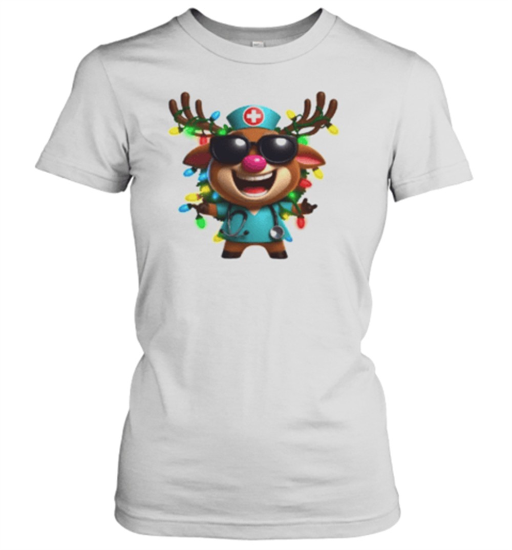 christmas-nurse-reindeer-t-shirt-tjwyea5x Christmas Nurse Reindeer T-Shirt