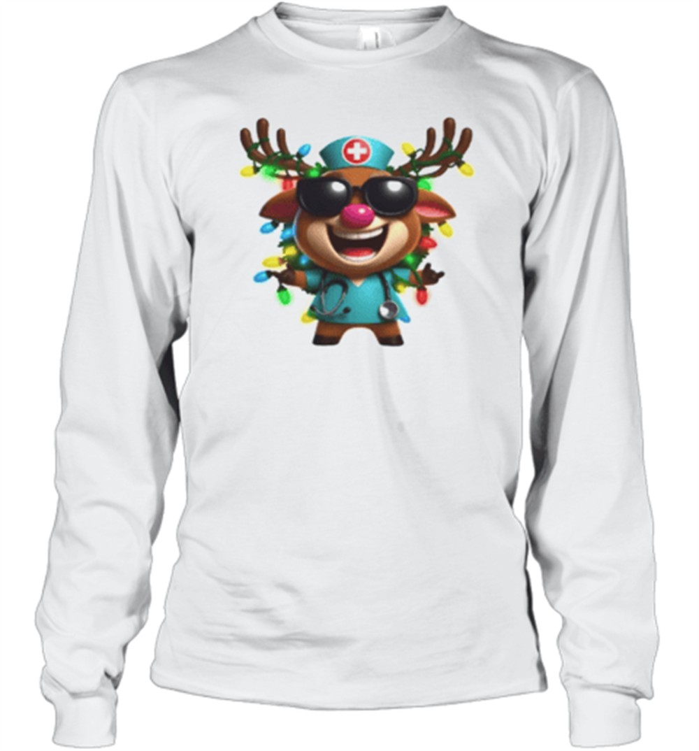 christmas-nurse-reindeer-t-shirt-tjwyea5x Christmas Nurse Reindeer T-Shirt
