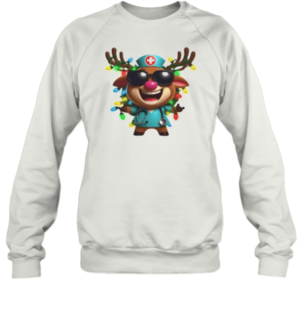 christmas-nurse-reindeer-t-shirt-tjwyea5x Christmas Nurse Reindeer T-Shirt