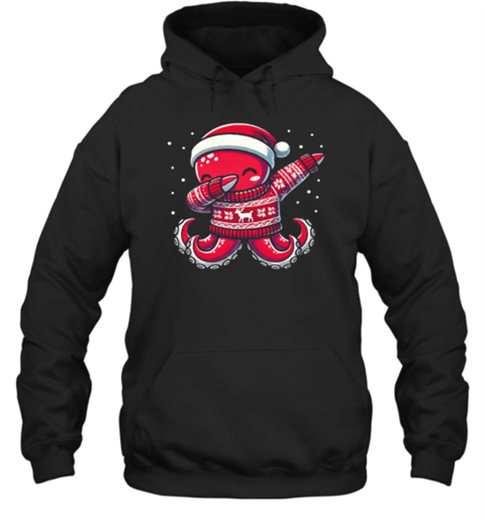Christmas Octopus Lover Funny Octopus Ugly Christmas T-Shirt