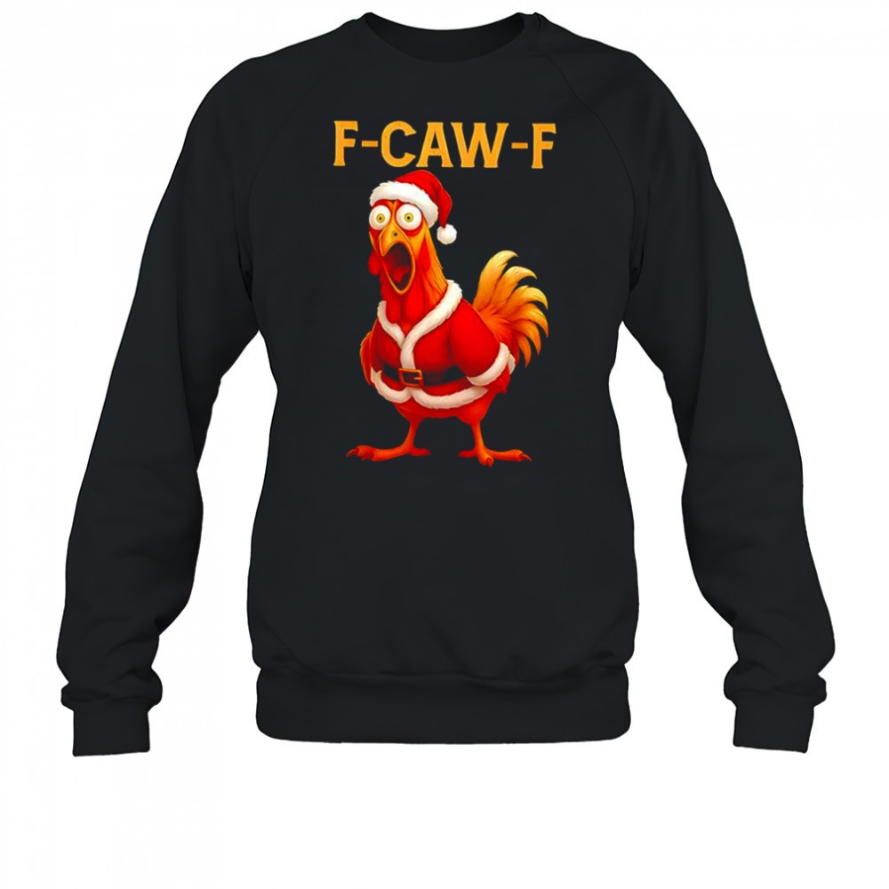 christmas-santa-chicken-f-caw-f-rooster-shirt-1misohef Christmas Santa Chicken F-CAW-F Rooster shirt