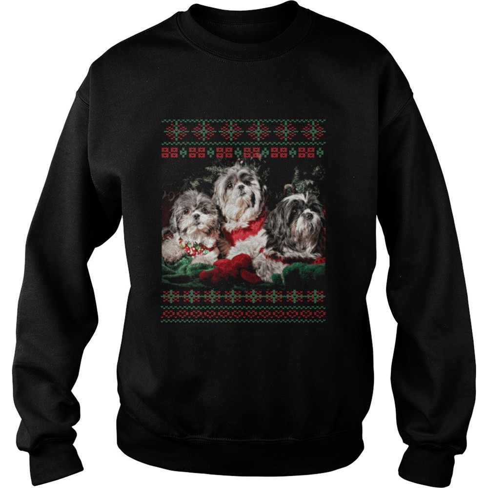 Christmas Shih Tzu Ugly TShirt