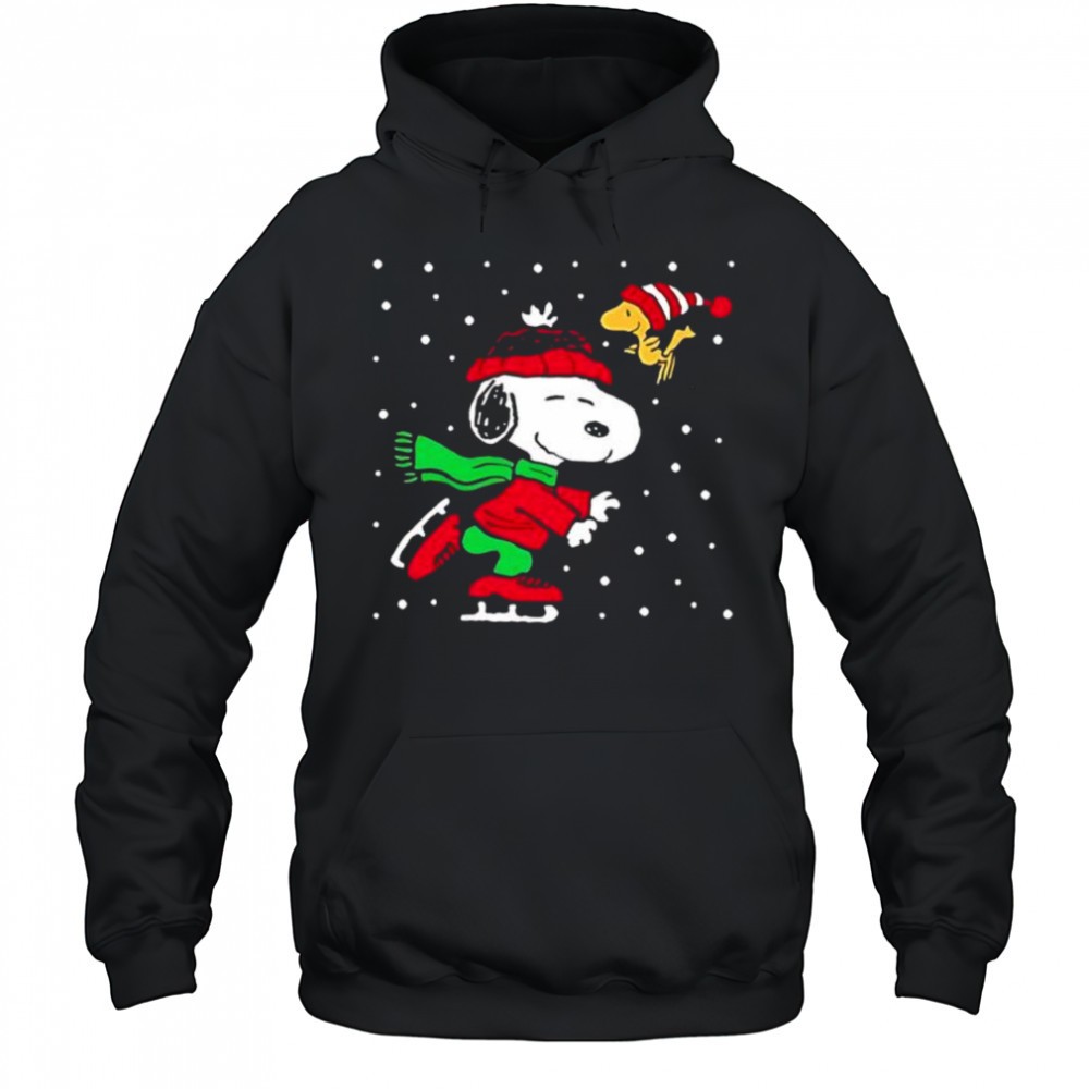 Christmas Snoopy Ice Skating shirt