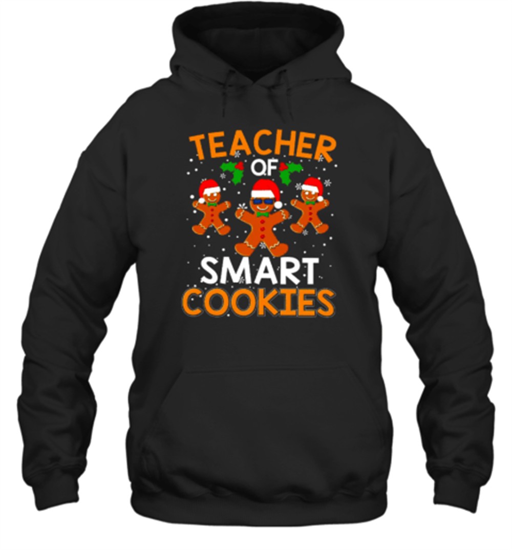 Christmas Teacher Of Smart Cookies T-Shirt