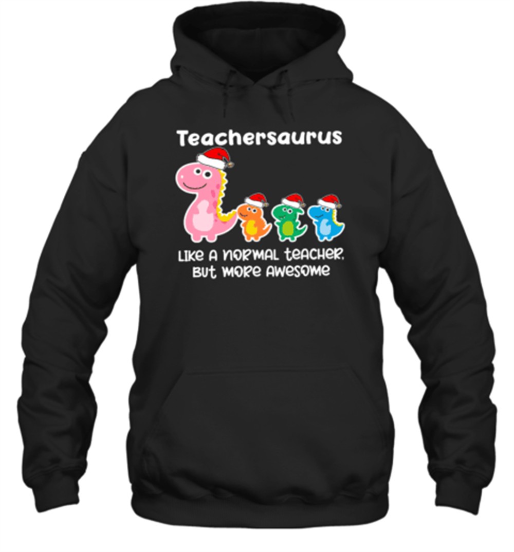 Christmas Teachersaurus Teacher T-Shirt
