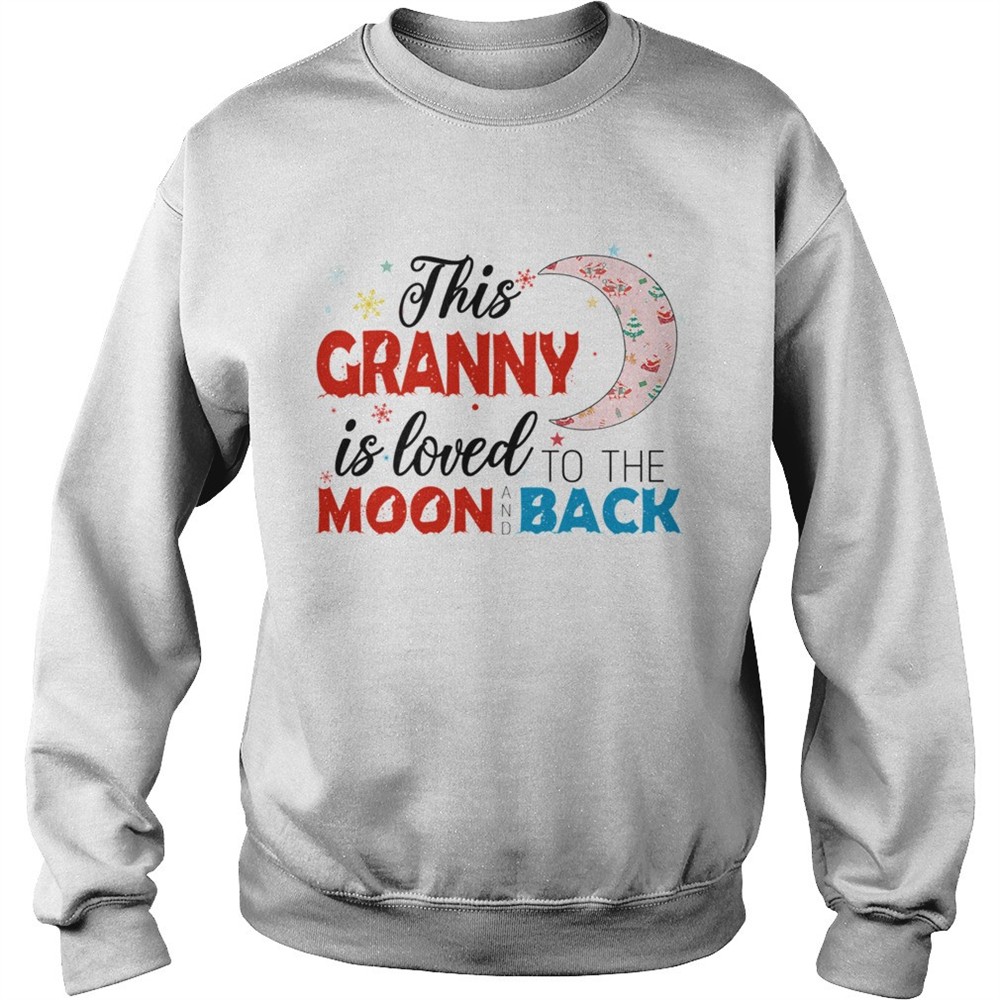 Christmas This Granny Is Loved To The Moon And Back TShirt