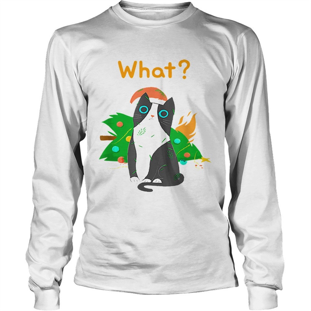 christmas-tree-funny-cat-party-shirt-pvw388ip Christmas Tree Funny Cat Party shirt
