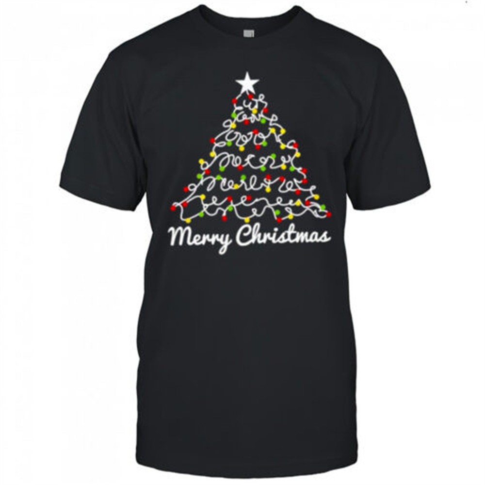 christmas-tree-tangled-lights-shirt-kkgk086s Christmas Tree Tangled Lights shirt