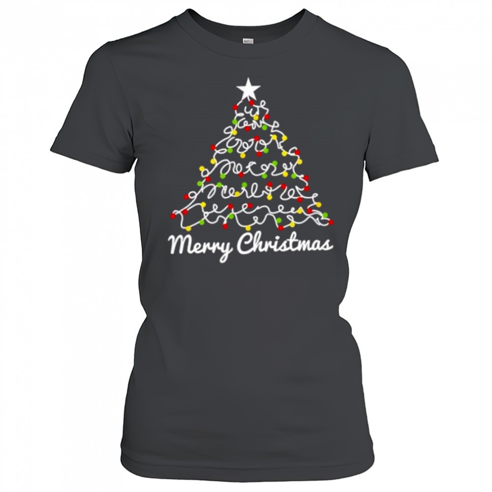 christmas-tree-tangled-lights-shirt-kkgk086s Christmas Tree Tangled Lights shirt