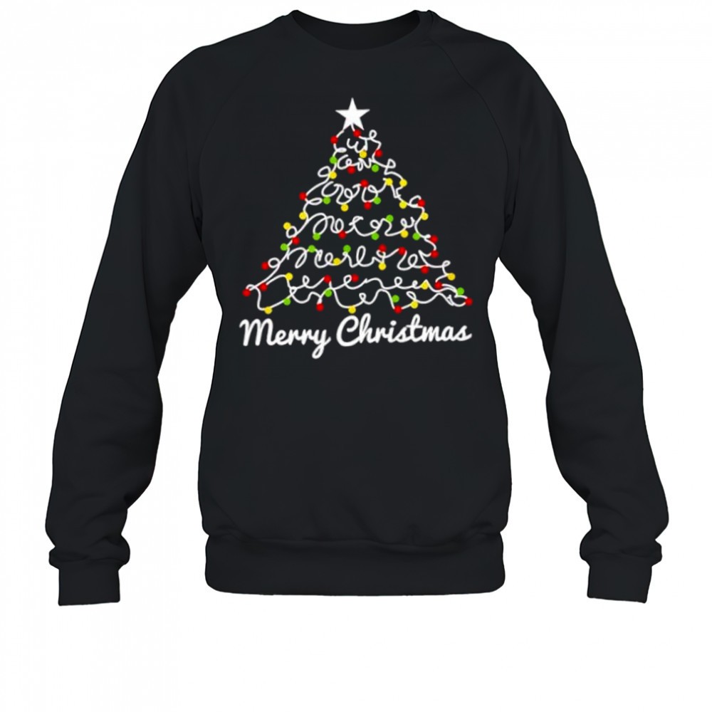 christmas-tree-tangled-lights-shirt-kkgk086s Christmas Tree Tangled Lights shirt