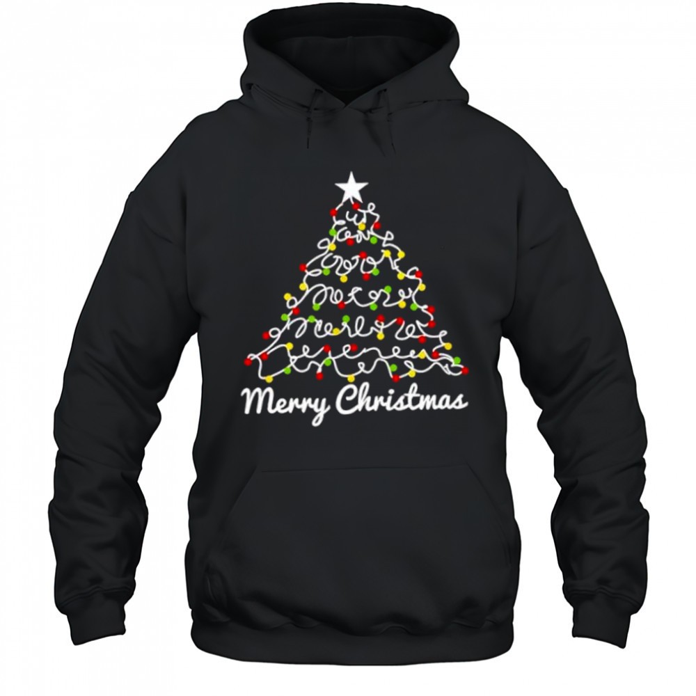 Christmas Tree Tangled Lights shirt