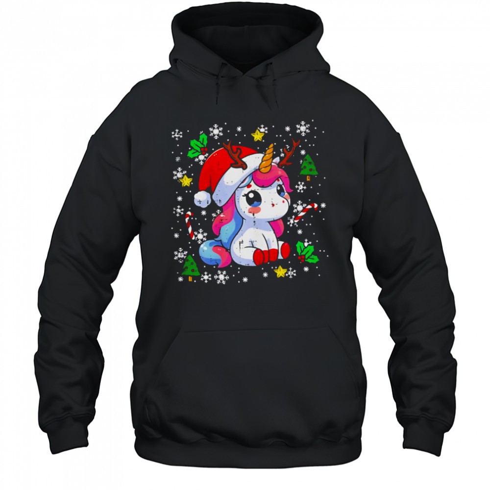 Christmas Unicorn Cute Magical Xmas shirt