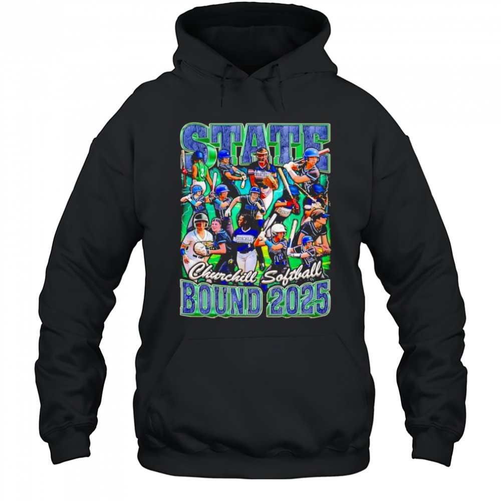Churchill Softball 2025 States graphic shirt