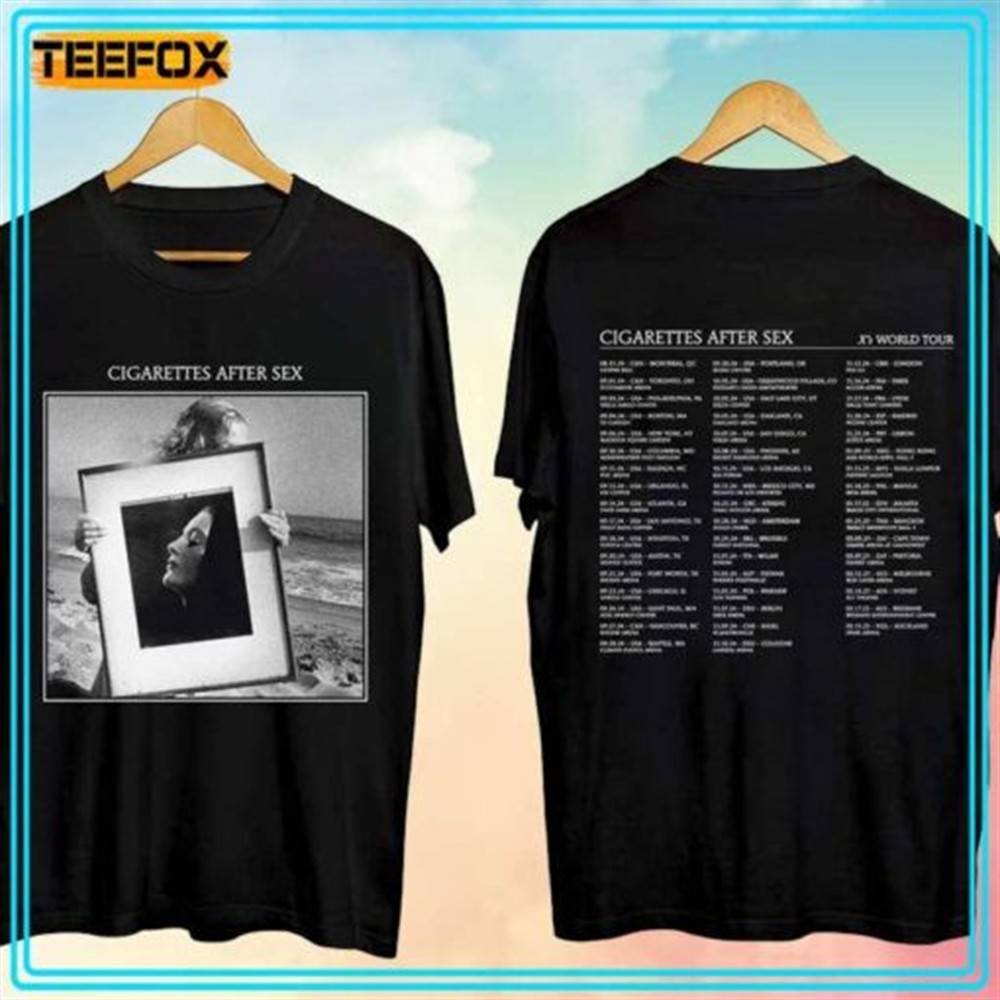 Cigarettes After Sex Xs World Tour 2024 Music T-Shirt